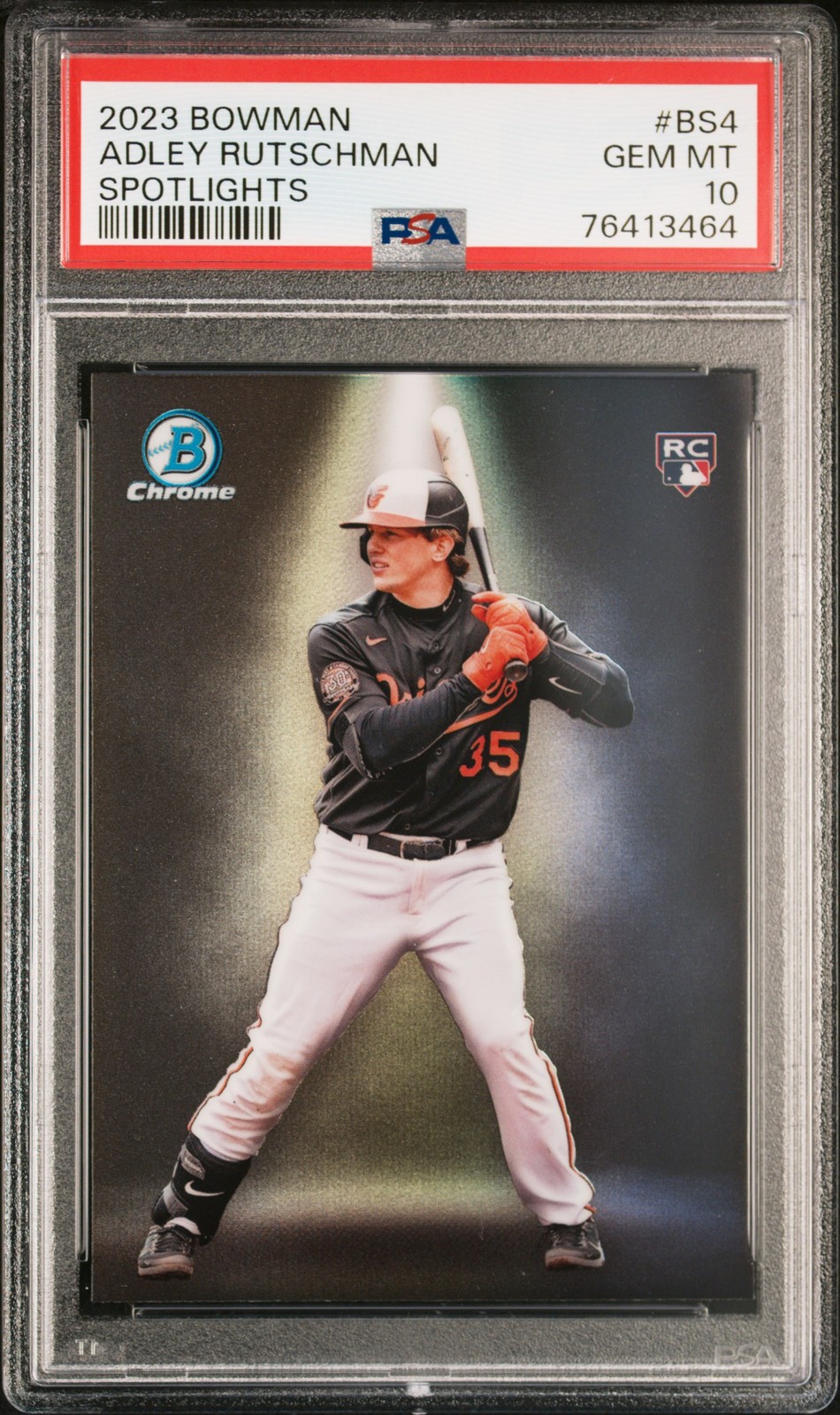 2023 BOWMAN SPOTLIGHTS #BS4 ADLEY RUTSCHMAN PSA 10