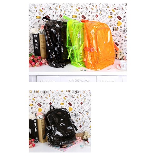 Borsa Bambina Zaino Trasparente Borse per Donna Moda Daypack - Foto 2 di 4