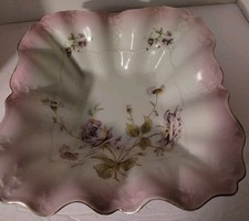 antique RareC.Telsch ,Plate Scalloped Gold Border Back Stamp Confirms Authentic.