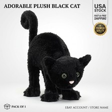 Jellycat Authentic Spookipaws Cat Black Cuddly Toy Halloween Gifts INC dust bag