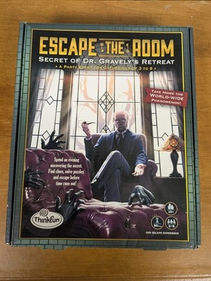 ThinkFun Escape the Room Secret of Dr. Gravely's Retreat Escape Room in Box