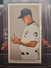 MAGGLIO ORDONEZ 2002 Topps T206 Polar Bear #206A Signing Autograph WHITE SOX 