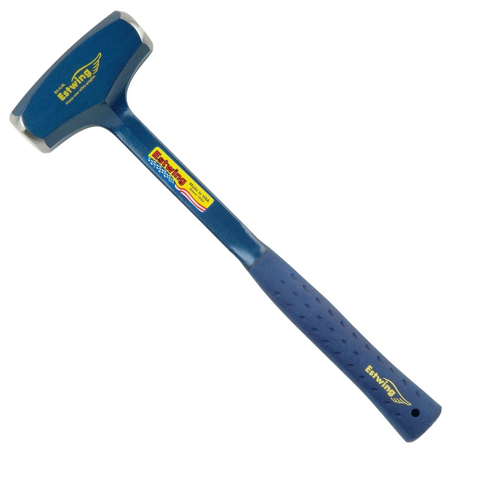 Estwing Drilling Hammer 4 Lb. Solid Steel Long Handle Shock Reduction Grip Tool
