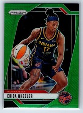 2024 Panini Prizm WNBA #61 Erica Wheeler Green Prizms Basketball