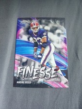 2024 Topps Chrome Football Pink Andre Reed Finesse Insert #F-16 Buffalo Bills