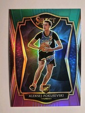 Aleksej Pokusevski PRIZM REFRACTOR RC 2020-21 Panini Select Green White Purple🔥