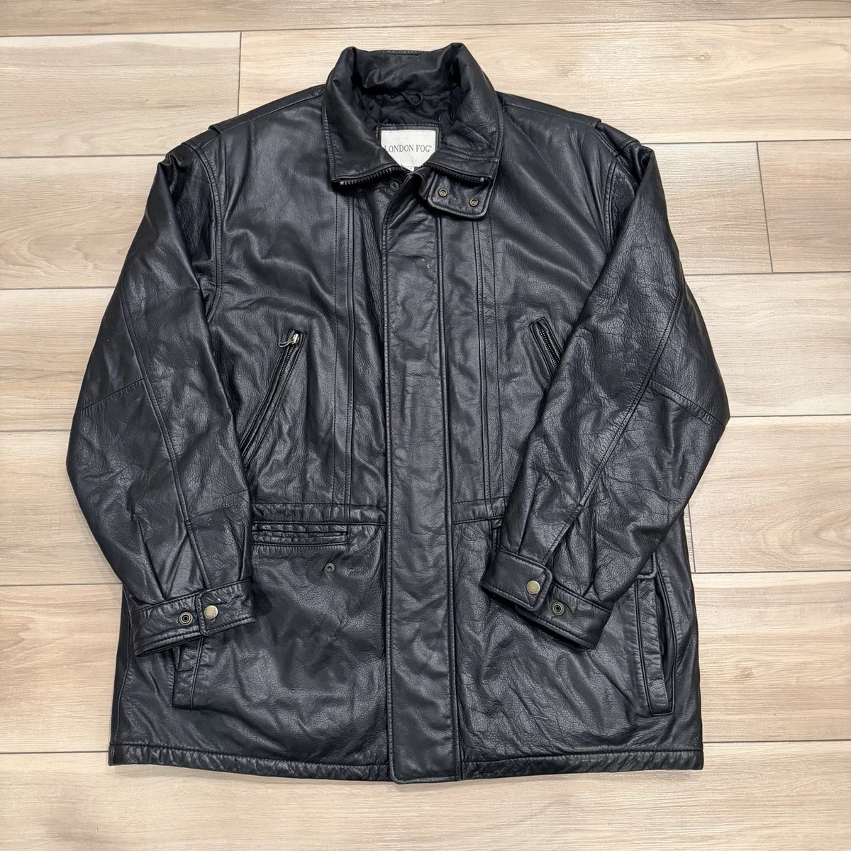 London Fog Leather Jacket products for sale | eBay