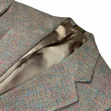 VTG Bachrach Men s Wool Tweed 2-Button Blazer Easter Pastels USA 42R US
