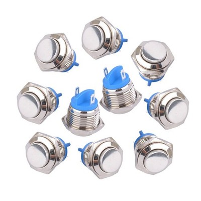 10x 16mm Momentary Push Button Switch