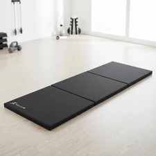 ProSource 6' x 2' Tri-Fold Thick Exercise Mat - Ideal for MMA, Yoga  Stretching