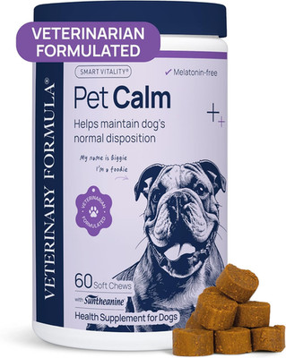 Veterinary Formula Pet Calm 60Ct Calming Chews Dogs Relaxation Treats Puppy Chew
