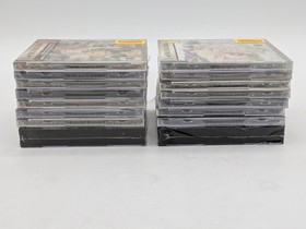 Assorted Sega Saturn Japanese Anime Style Video Game Discs Lot of 16