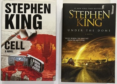 Lot of 2 Stephen King: Cell (HC) ~ Under the Dome (PB)
