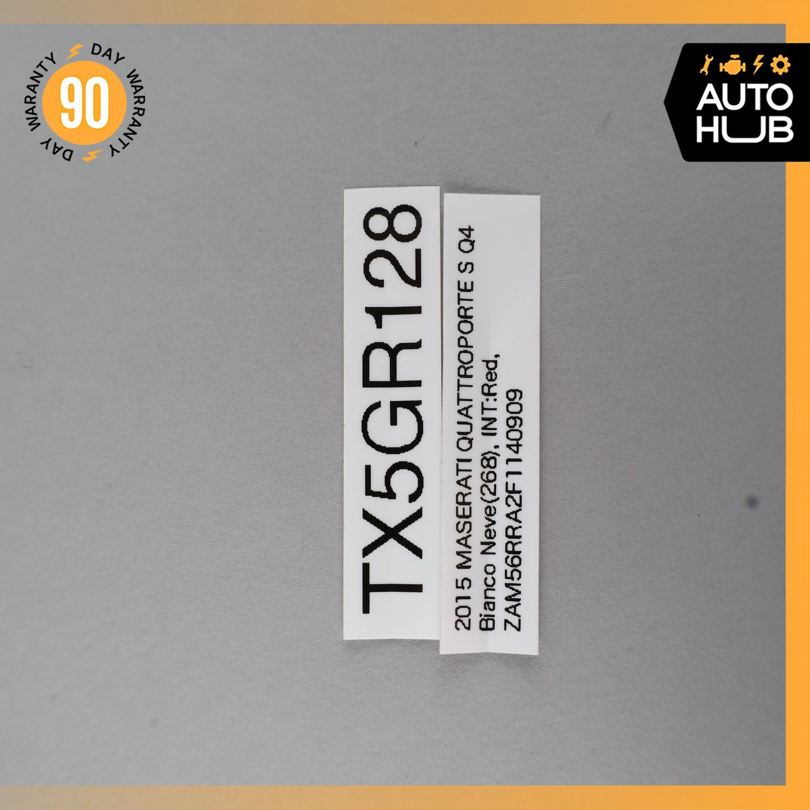14-17 Maserati Quattroporte M156 Shark Fin Radio Antenna White OEM