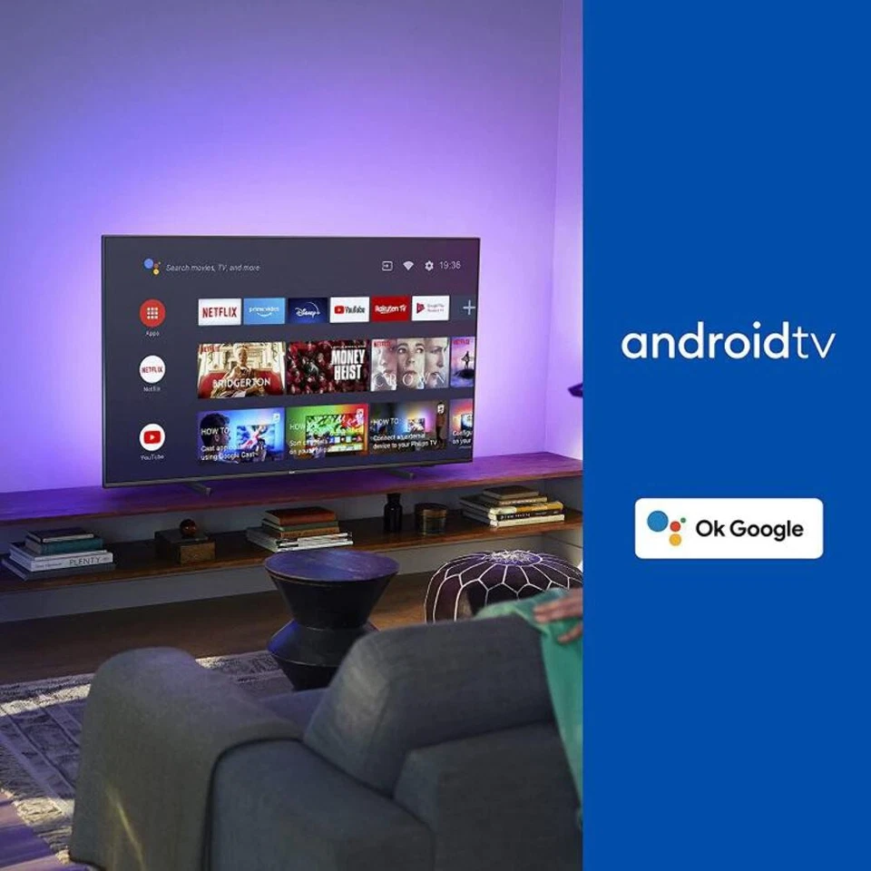 PHILIPS SMART TV 50" LED AMBILIGHT 50PUS7906/12 ULTRA HD 4K HDR GOOGLE ASSISTANT - Immagine 3 di 4