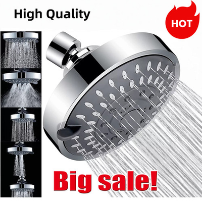 #ad Shower Heads Handheld Spray High Pressure Adjustable Showerhead Top Spray Bath $6.34