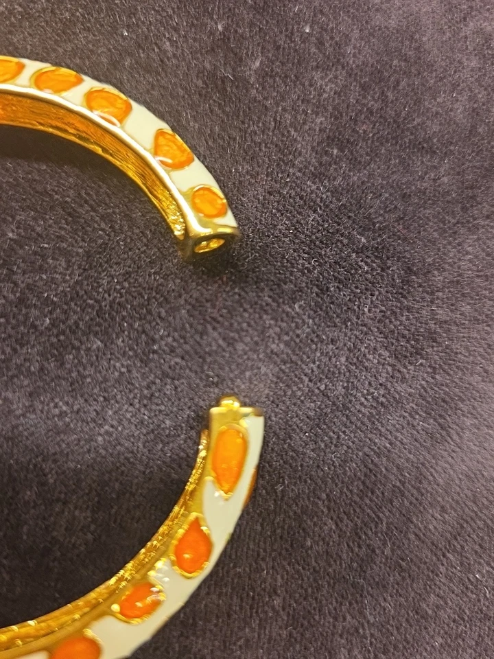 Kenneth Jay Lane Pulseras Animal Cebra, Jirafa Brazaletes Juego de 2 Nuevos en Caja Foto 4 de 4