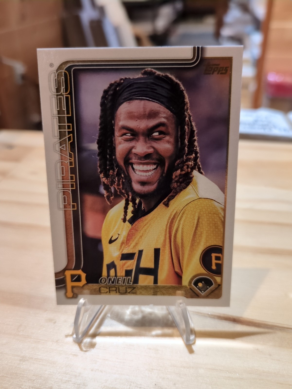 2025 Topps #284 Oneil Cruz Golden Mirror Variation SSP Pirates
