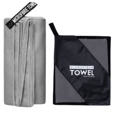 Absorbent Microfiber Quick-Drying Towel Grey 