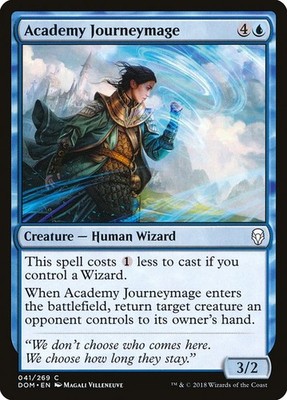 [MTG] Academy Journeymage (041) (DOM) LP-HP