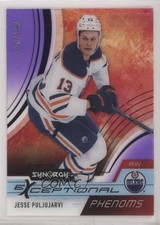 2021 Upper Deck Synergy Exceptional Phenoms Purple 20/199 Jesse Puljujarvi 9o5