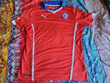 Chile the ROJO - 2018 KIT soccer jersey puma XL federation de futbol vamos
