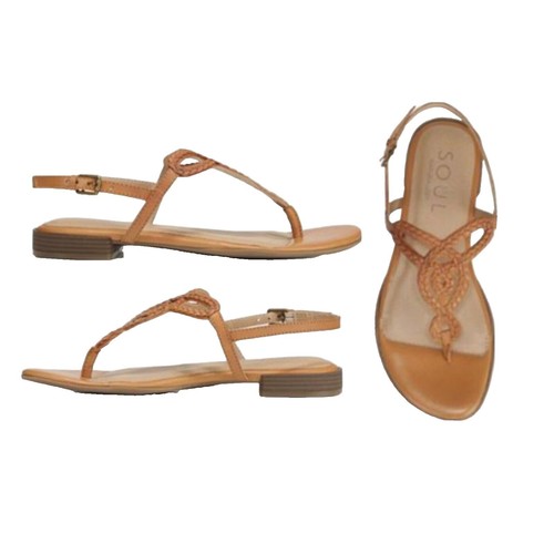 Frye Company Maya Buckle Thong Women's Sandal 7 B(M) US - Cinnamon