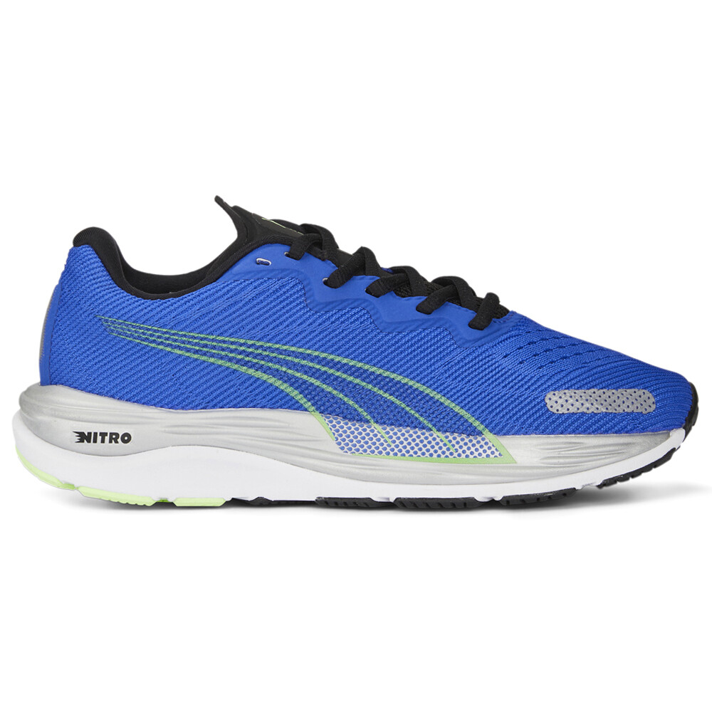 Puma Velocity Nitro 2 Blue Running Shoes for Boys Youth Athletic Sneakers