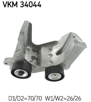 SKF VKM 34044 Spannrolle, Keilrippenriemen FüR Ford-image