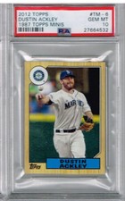 2012 Topps Dustin Ackley 1987 Minis PSA 10