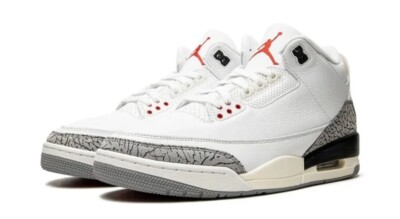 Air Jordan 3 Retro “White Cement” 箱無し Air Jordan III 3 Retro White Cement Reimagined Men's Size 18