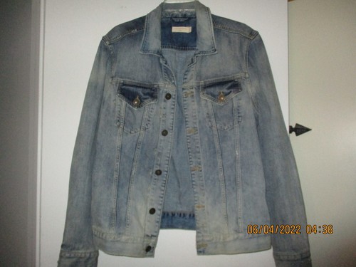 SAINTS Distressed Large Denim Jacket | eBay