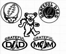 Image of Grateful Dead decals - Various designs and colors - USA seller