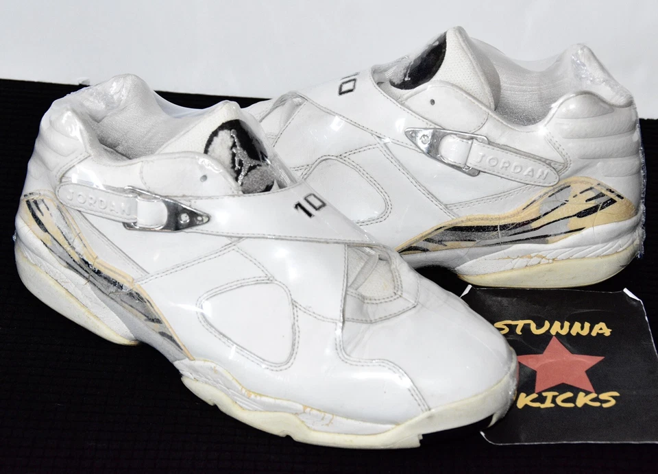 PROMO 2003 Nike Air Jordan 8 Low PE BIBBY SAMPLE size 12 RARE bred kaws unc Dmp - Image 3 of 4