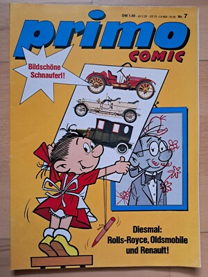 Primo Comic Nr.7 von 1972 mit Pichelsteiner, Prinz Eisenherz, Harro & Platte...