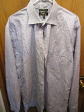 MENS PRONTO UOMO MODERN FIT 100 COTTON BLUE PLAID SHIRT SIZE 2XLT