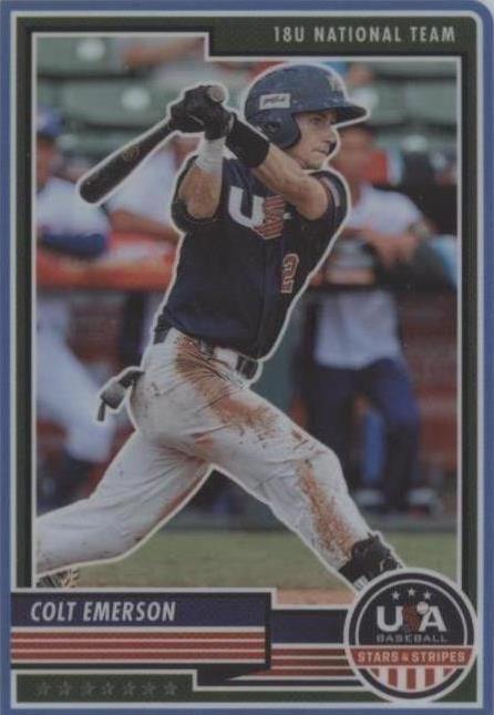 2023 Panini USA Baseball Stars & Stripes - Colt Emerson #48 - 1 of 1