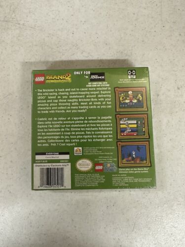 Lego Island 2 The Brickster’s Revenge GBA Gameboy Advance Factory Sealed New⚡️⚡️ - Picture 2 of 6