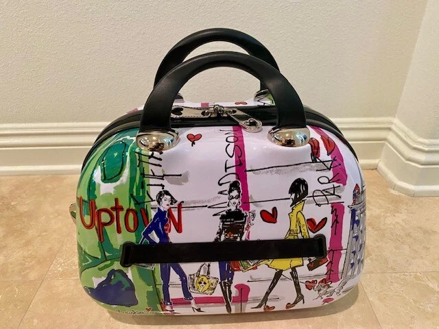 Estuche rígido de cosméticos Brighton Jetsetter bolsa de almacenamiento de viaje con correas adjuntas Foto 3 de 4