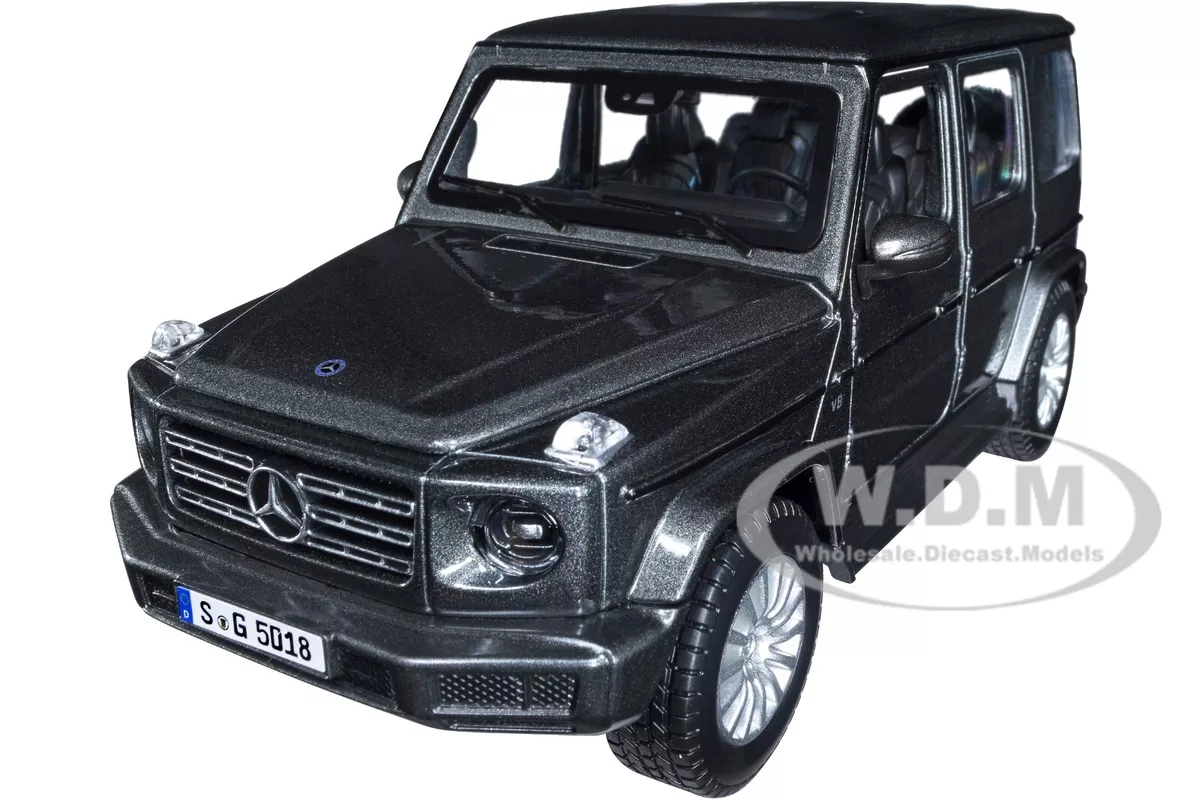 2019 MERCEDES BENZ G CLASS W SUNROOF DARK GRAY 1 25 DIECAST MODEL MAISTO 31531