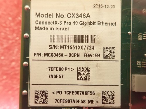 Mellanox CX346A ConnectX-3 Pro Dual Port 40GbE QSFP Network OCP MCX346A-BCPN - 第 7/15 張圖片