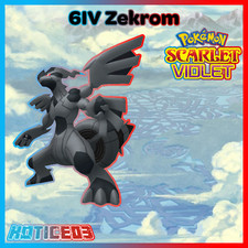 Zekrom 6IV Pokemon Scarlet & Violet 🚀Fast🚀 Indigo Disk DLC