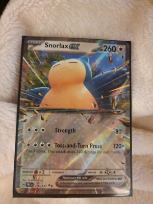 Snorlax EX 076/131 Sv: Prismatic Evolutions Holo