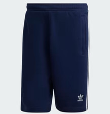 adidas Original Adicolor Classics 3-Stripes Sweat Shorts Night Indigo IA6352 h