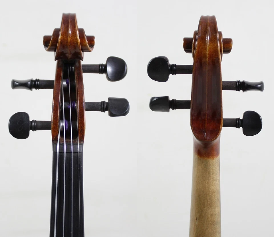 Handmade Violin ! 1/4 Size ! M8233 Rich Clear! - Image 4 of 4