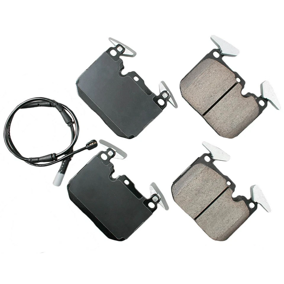 [DELANTERO+TRASERO] Pastillas de freno Akebono Euro cerámica + sensores M2 M3 M4 HECHO EN EE. UU. AK10825 Foto 3 de 3