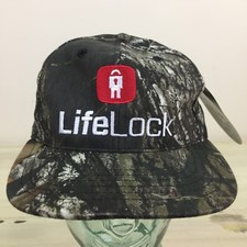 LifeLock - NWT Mossy Oak Green Camo SnapBack Hunting Outdoors Hat Cap, USA MADE