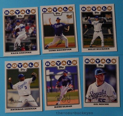 2008 Topps Kansas City Royals Team Set 23 Cards Zack Greinke Combine Shipping