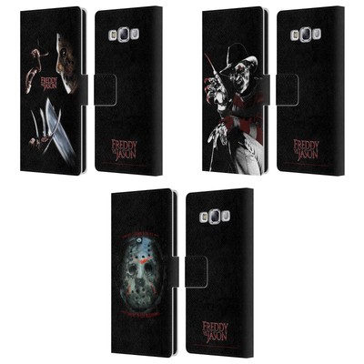 OFFIZIELLE FREDDY VS. JASON GRAFIK LEDER BUCH GELDBÖRSE HÜLLE FÜR SAMSUNG HANDYS 3