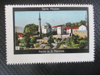 (13708) Reklamemarke - Mostar - Partie an der Narenta